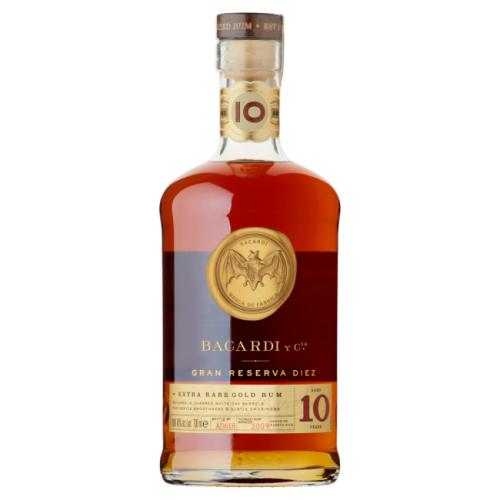 BACARDI 10 GRAN RESERVA DIEZ 700ML 40%