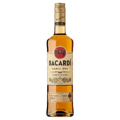 BACARDI CARTA ORO 700ML 37,5%