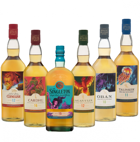 6x DIAGEO SPECIAL RELEASES 2022