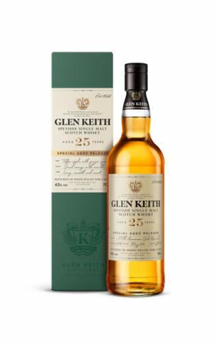 GLEN KEITH 25YO SPECIAL AGED RELEASE 700ML (SECRET SPEYSIDE) 43%