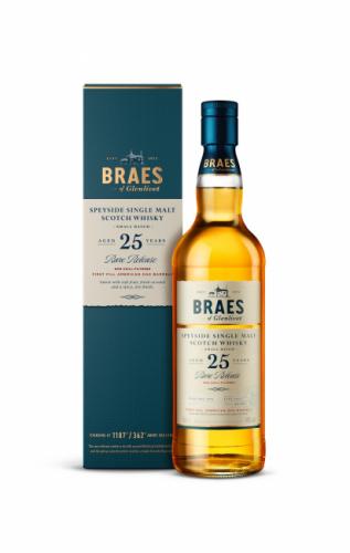 BRAES OF GLENLIVET 25YO RARE RELEASE 700ML (SECRET SPEYSIDE) 48%