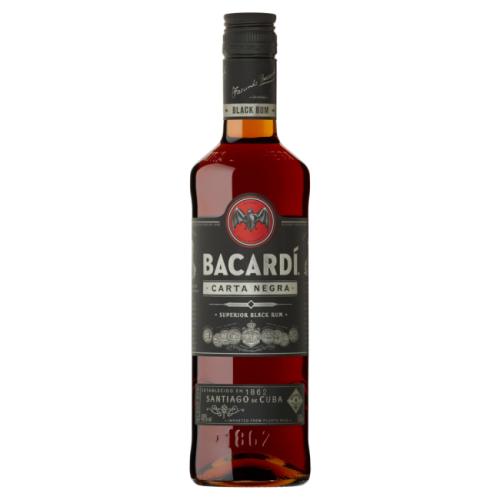 BACARDI CARTA NEGRA 500ML 40%
